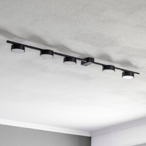 Svítidlo Euluna černá hliník/ocel