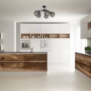 Svítidlo Euluna kouřově šedá/černá sklo/kov