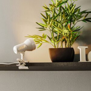 Svítidlo Euluna bílá ocel/plast