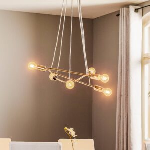 Svítidlo Euluna zlatá kov