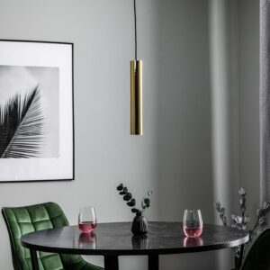 Svítidlo Euluna mosaz/černý ocel