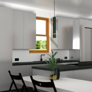 Svítidlo Euluna zelená/zlatá kov