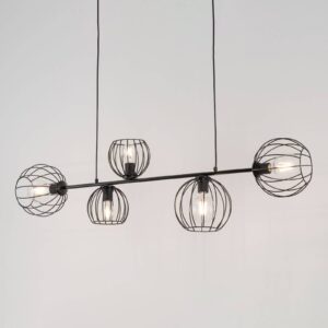 Svítidlo Euluna černá ocel/plast