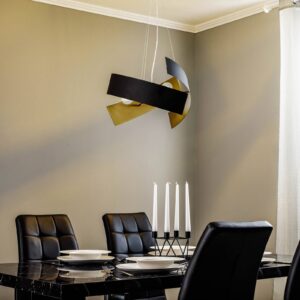 Svítidlo Euluna černé ocel