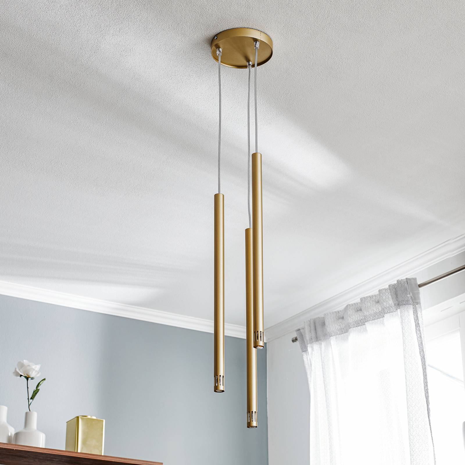 Svítidlo Euluna zlatý ocel