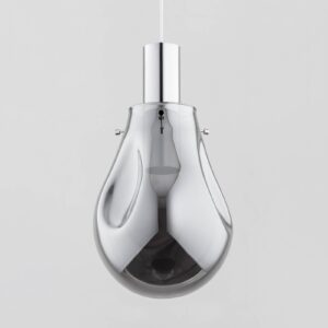 Svítidlo Euluna chrom-transparentní sklo/ocel