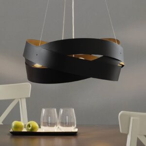 Svítidlo Euluna černé kov