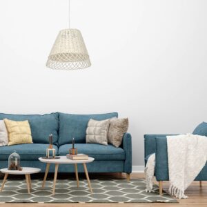 Svítidlo Euluna bílá dřevo/kov