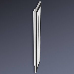 Svítidlo Evotec nikl eloxovaný/černá hliník/sklo