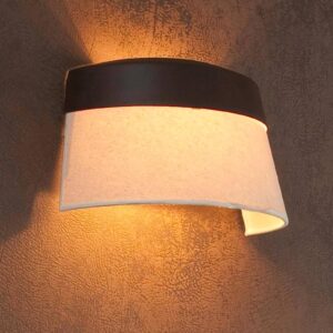 Svítidlo FARO BARCELONA hnědá/béžová textil/kov