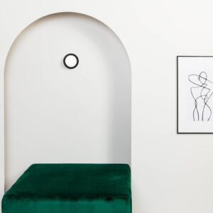 Svítidlo FARO BARCELONA černá/bílá ocel/sklo