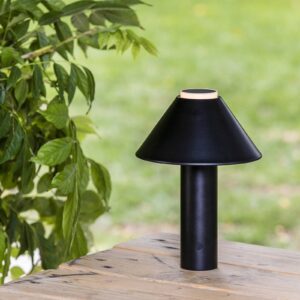 Svítidlo FARO BARCELONA černá satinovaná/bílá hliník/polykarbonát