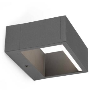 Svítidlo FARO BARCELONA tmavě šedá/opálová hliníkový odlitek/polykarbonát