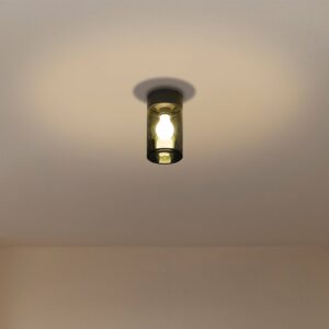 Svítidlo FARO BARCELONA antracit/kouřová hliník/sklo