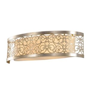 Svítidlo FEISS stříbrná patinovaná/slonovinová kov/plátno