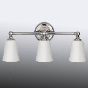 Svítidlo FEISS chrom/bílá kov/sklo