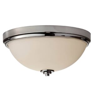 Svítidlo FEISS chrom/bílá kov/sklo leptané