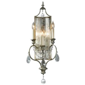 Svítidlo FEISS stříbrná/čirá kov/krystal/zrcadlové sklo