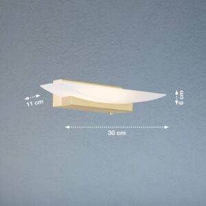 Svítidlo FISCHER & HONSEL mosaz matná/bílá satinovaná kov/akryl