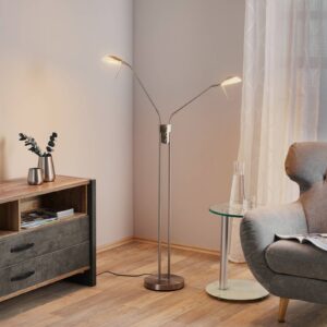 Svítidlo FISCHER & HONSEL barva niklová matná/alabastrová kov/sklo