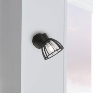 Svítidlo FISCHER & HONSEL matná černá dřevo/kov