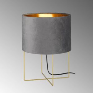 Svítidlo FISCHER & HONSEL zlatá/šedá kov/textil