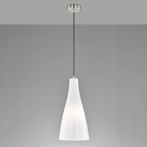 Svítidlo FISCHER & HONSEL matný nikl/opálová kov/sklo