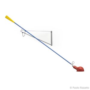 Svítidlo FLOS modrá/červená/žlutá/šedá ocel/mosaz/litina