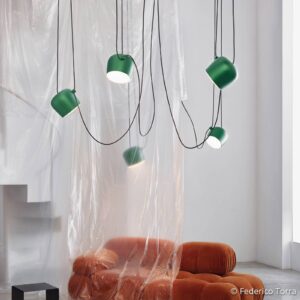 Svítidlo FLOS ivy eloxované hliník/polykarbonát/ABS