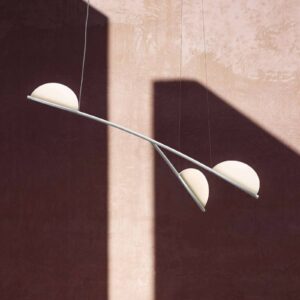 Svítidlo FLOS bílá hliník