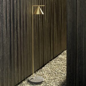 Svítidlo FLOS mosaz/lávová šedá mosaz/mramor/polykarbonát