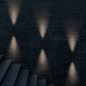 Svítidlo FLOS černá hliník/sklo