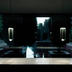 Svítidlo FLOS bílá hliník/sklo