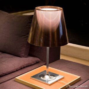 Svítidlo FLOS chrom/kouřově šedá PMMA/polykarbonát/hliník