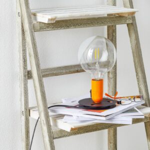 Svítidlo FLOS černý/oranžový hliník