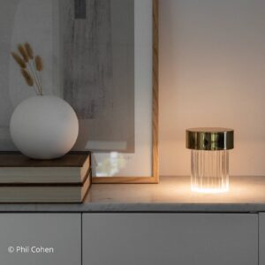 Svítidlo FLOS mosaz/průhledná kov/plast