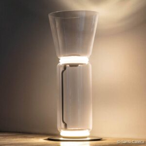 Svítidlo FLOS transparentní sklo/hliník