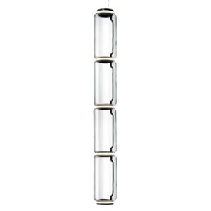 Svítidlo FLOS transparentní sklo/hliník