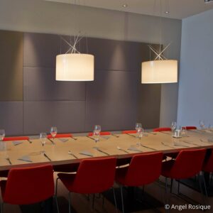 Svítidlo FLOS šedá/stříbrná ocel