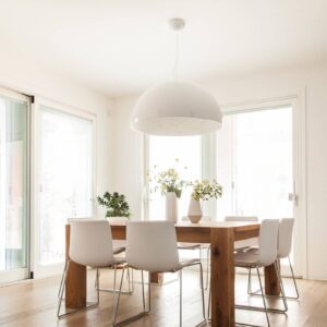 Svítidlo FLOS lesklá bílá sádra/hliník/ocel/silikon/sklo