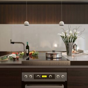 Svítidlo FLOS bílý/černý hliník