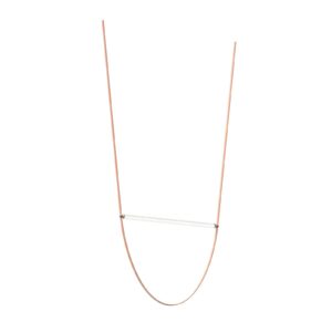 Svítidlo FLOS růžová sklo/nerez/guma/polykarbonát