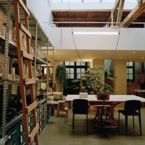 Svítidlo FLOS zelený sklo/nerez/guma/polykarbonát