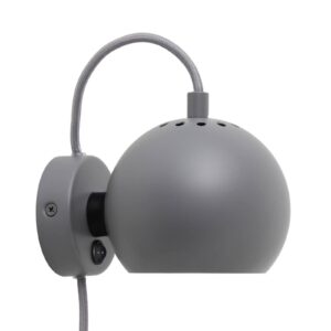 Svítidlo FRANDSEN světle šedá matná kov