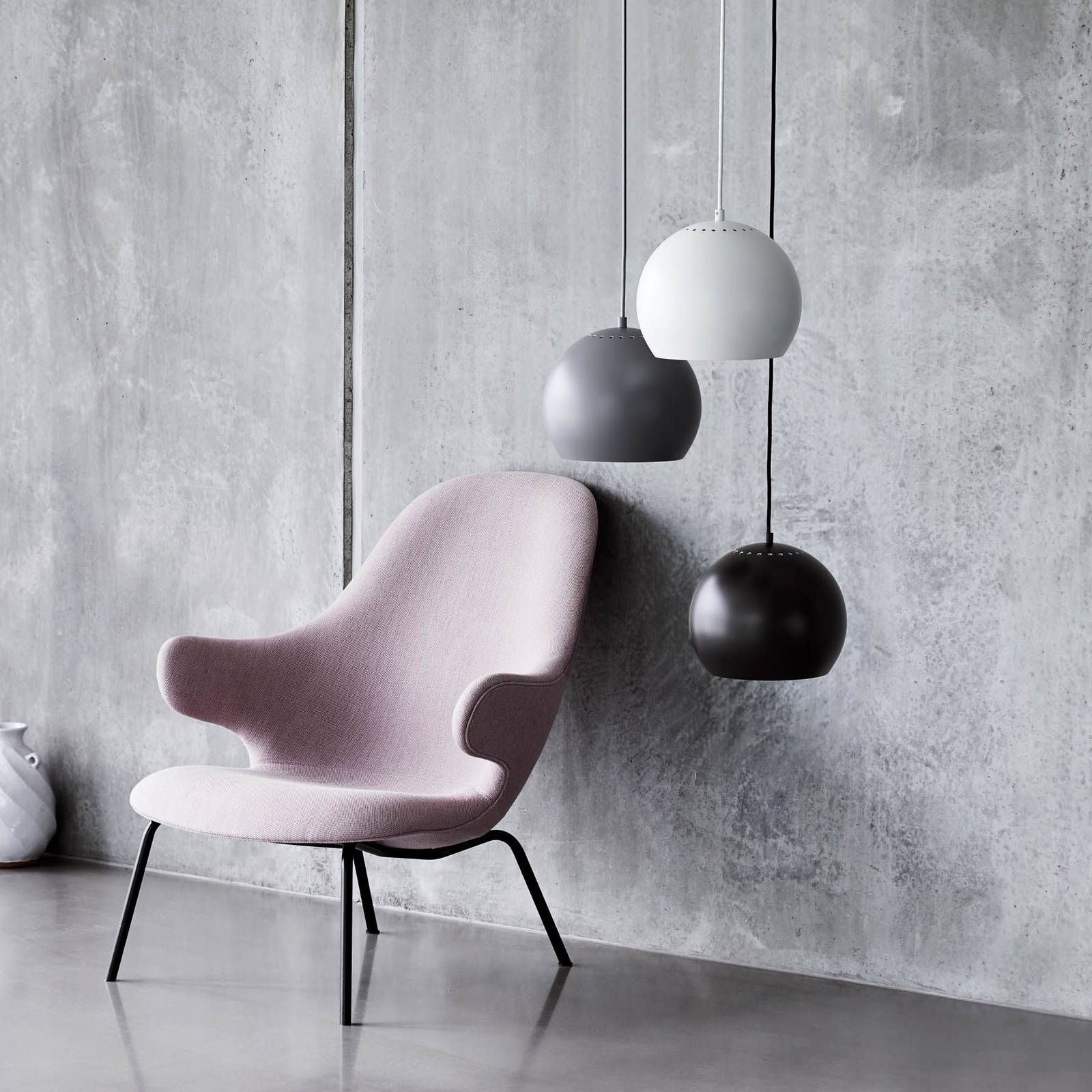 Svítidlo FRANDSEN matná šedá kov