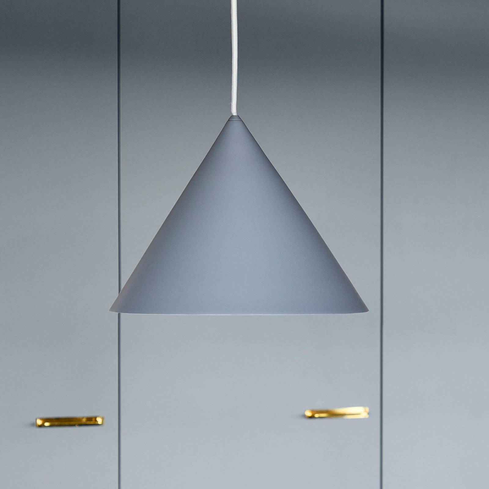 Svítidlo FRANDSEN šedý/bílý kov