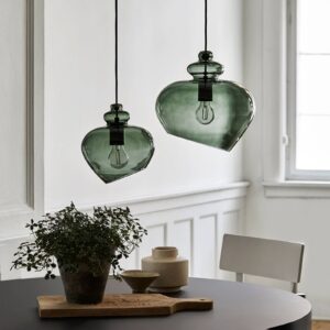 Svítidlo FRANDSEN zelený sklo