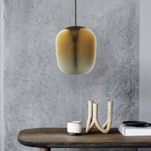 Svítidlo FRANDSEN zlatá/platinová sklo