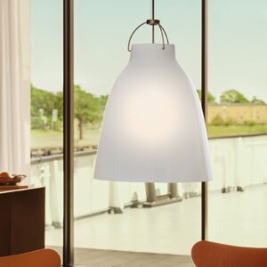 Svítidlo FRITZ HANSEN bílá opálové sklo/ocel