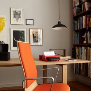 Svítidlo FRITZ HANSEN černá ocel/mosaz pochromovaná